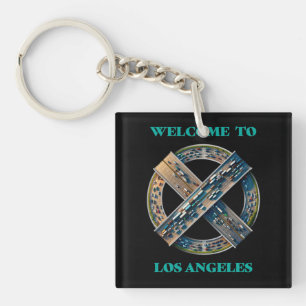 Los Angeles Californië Sleutelhanger