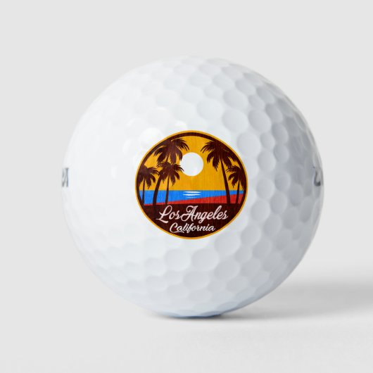 Los Angeles, Californië, Souvenir Golfballen (Voorkant)