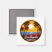 Los Angeles, Californië, Souvenir Magneet (Voorkant / Achterkant)