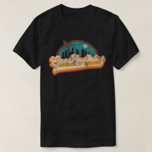 Los Angeles Californië Stads Silhouet T-shirt