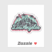 Los Angeles, Californië Sticker (Vel)