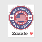 LOS ANGELES, Californië Sticker (Vel)