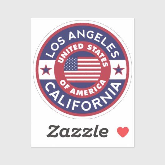 LOS ANGELES, Californië Sticker (Vel)