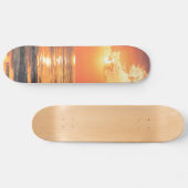 Los Angeles Californië-strand op zonsondergang Skateboard (Horizontaal)