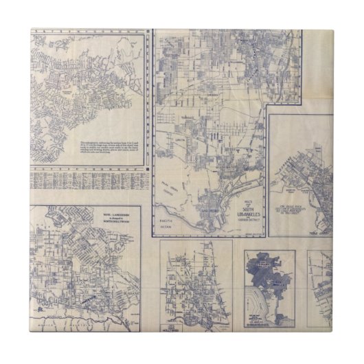 Los Angeles, Californië Tegeltje (Voorkant)