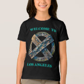 Los Angeles Californië Tri-Blend Shirt (Voorkant)