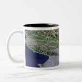 Los Angeles, Californië Tweekleurige Koffiemok (Links)