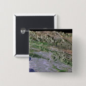 Los Angeles, Californië Vierkante Button 5,1 Cm (Voorkant /achterkant)