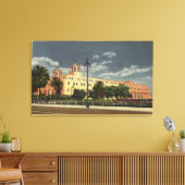 Los Angeles, CaliforniëPost Kantoor-terminal Canvas Afdruk (Insitu (Woonkamer))