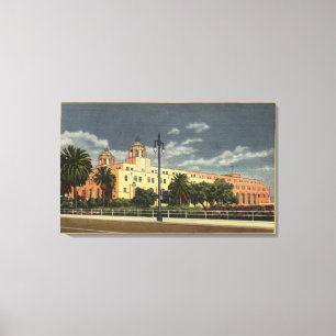 Los Angeles, CaliforniëPost Kantoor-terminal Canvas Afdruk