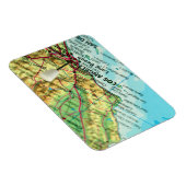 Los Angeles, Californische kaart Magneet (Rechterzijde)