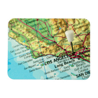 Los Angeles, Californische kaart Magneet