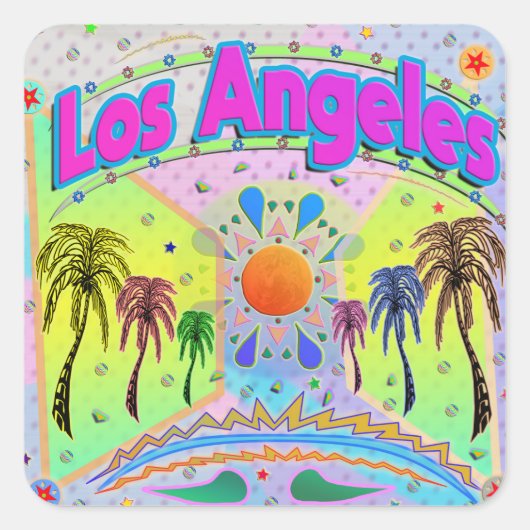 Los Angeles Calm Desire Sticker (Voorkant)
