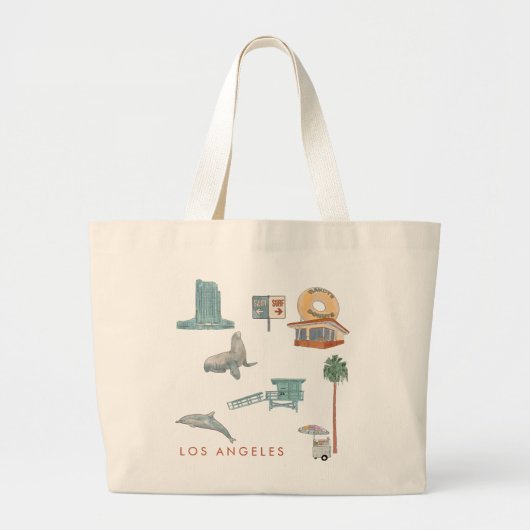 Los Angeles Canvas tas (Voorkant)
