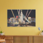 Los Angeles, CAPremier, Carthay Circle Theater Canvas Afdruk (Insitu (Woonkamer))