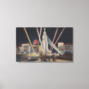 Los Angeles, CAPremier, Carthay Circle Theater Canvas Afdruk