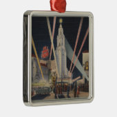 Los Angeles, CAPremier, Carthay Circle Theater Metalen Ornament (Rechts)