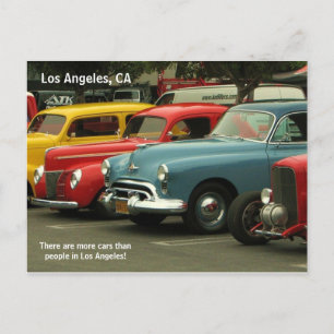 Los Angeles Car Briefkaart! Briefkaart