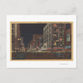 Los Angeles, CASouth Uitzicht of Broadway vanaf 6t Briefkaart (Voorkant)