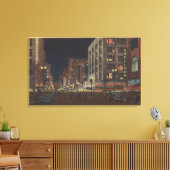 Los Angeles, CASouth Uitzicht of Broadway vanaf 6t Canvas Afdruk (Insitu (Woonkamer))