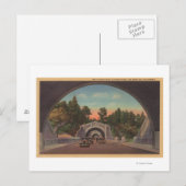 Los Angeles, CATunnel Uitzicht van het Elysiaanse  Briefkaart (Voorkant / Achterkant)