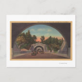 Los Angeles, CATunnel Uitzicht van het Elysiaanse  Briefkaart (Voorkant)