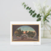 Los Angeles, CATunnel Uitzicht van het Elysiaanse  Briefkaart (Staand voorkant)