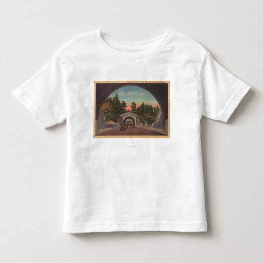 Los Angeles, CATunnel Uitzicht van het Elysiaanse Kinder Shirts (Voorkant)