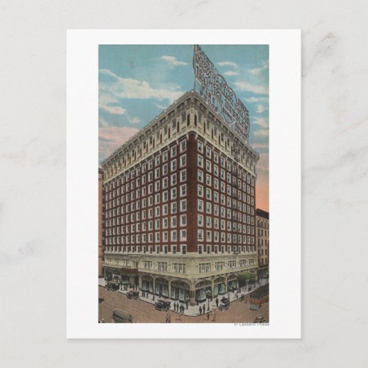 Los Angeles, CAView of the Hotel Rosslyn Briefkaart (Voorkant)