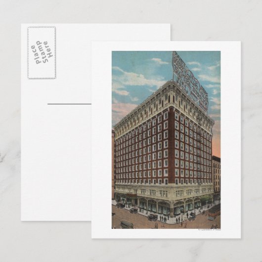 Los Angeles, CAView of the Hotel Rosslyn Briefkaart (Voorkant / Achterkant)