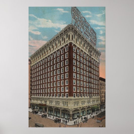 Los Angeles, CAView of the Hotel Rosslyn Poster (Voorkant)