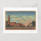 Los Angeles, CAView of U.S.C. Campus Briefkaart (Voorkant)