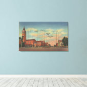 Los Angeles, CAView of U.S.C. Campus Canvas Afdruk (Insitu (Houten vloer))