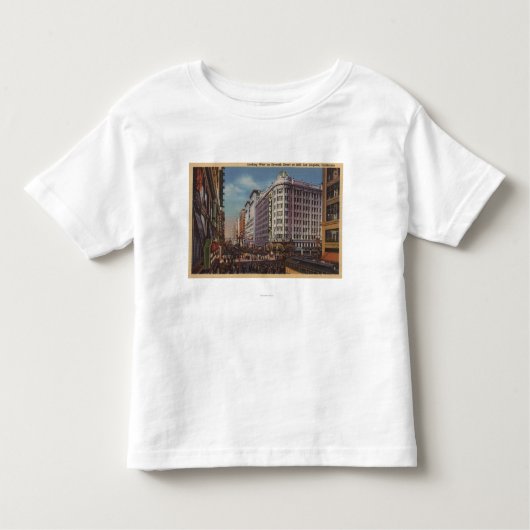Los Angeles, CAView of Warner Bros. op 7e St. Kinder Shirts (Voorkant)