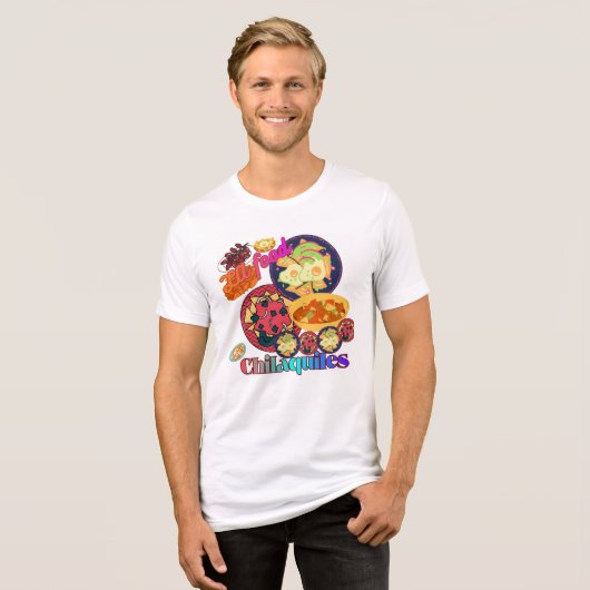 Los Angeles Chilaquiles Tri-Blend Shirt (Voorkant volledig)