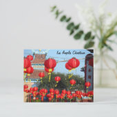 Los Angeles Chinatown Briefkaart (Staand voorkant)