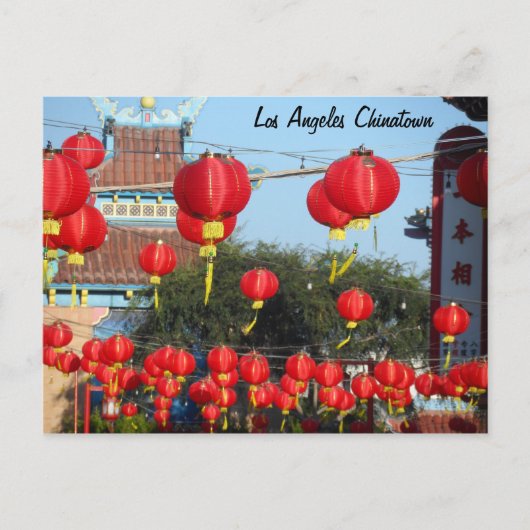 Los Angeles Chinatown Briefkaart (Voorkant)