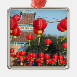 Los Angeles Chinatown Metalen Ornament