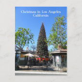 Los Angeles Christmas Postcard. Feestdagenkaart (Voorkant)