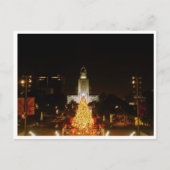 Los Angeles Christmas Tree Briefkaart (Voorkant)