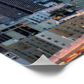 Los Angeles City-lampjes in Dusk Print (Hoek)