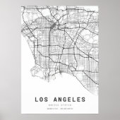 Los Angeles City Map Poster (Voorkant)
