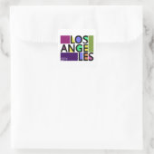Los Angeles City Modern Typografie Stickers (Tas)