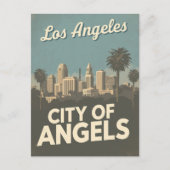 Los Angeles City of Angels Briefkaart (Voorkant)