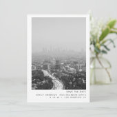 Los Angeles City Save the Date (Staand voorkant)