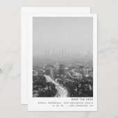 Los Angeles City Save the Date (Voorkant / Achterkant)