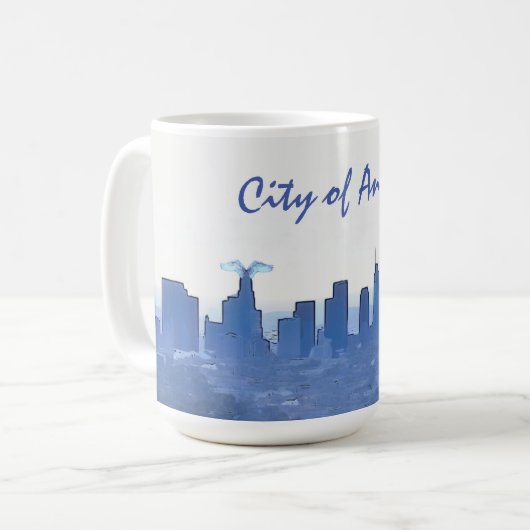 Los Angeles City Scape City, Mok van de Angels Cup (Voorkant links)