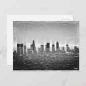 Los Angeles City Skyline Briefkaart (Voorkant / Achterkant)