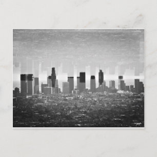 Los Angeles City Skyline Briefkaart