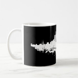 Los Angeles City Skyline Waterverf Koffiemok
